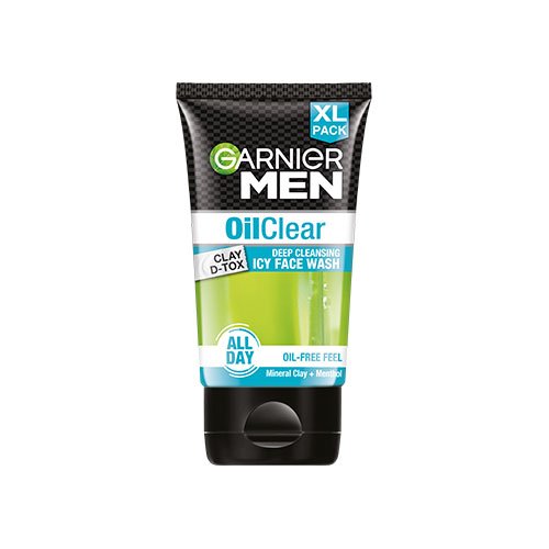 Garnier Men Oil Clear Clay D - Tox Facewash